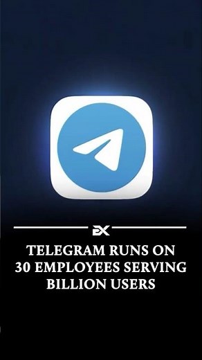 How Telegram Runs a Billion-User Empire with Just 30 Employees! #shorts #creatoreconomy