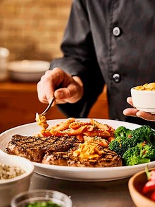 Everything's better in two. 😍 Our Tuscan-Grilled Pork Chops are prepared with Mr. C's Grill Baste, olive oil and herbs. Served simply grilled or with your choice of topping. | Carrabba's Italian Grill