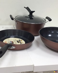 From the best cookware set, to saucepans, woks, frying pans, we’ve got something to suit every busy family’s cooking needs. Introducing Non Stick Pan Wok Cookware Set for only 790nt you can now enjoy cooking your favorite meal. Grab yours now. 🙂 CODE:HKC5100F PRICE: 790NT -𝐎𝐑𝐃𝐄𝐑 𝐍𝐎𝐖📲 💥𝐀𝐥𝐥 𝐍𝐞𝐰 𝐂𝐮𝐬𝐭𝐨𝐦𝐞𝐫𝐬 𝐄𝐧𝐣𝐨𝐲 𝟓% 𝐃𝐢𝐬𝐜𝐨𝐮𝐧𝐭 𝐩𝐥𝐮𝐬 𝐅𝐫𝐞𝐞𝐛𝐢𝐞𝐬 🚛𝐖𝐞 𝐬𝐡𝐢𝐩 𝐝𝐨𝐨𝐫 𝐭𝐨 𝐝𝐨𝐨𝐫 𝐨𝐫 𝐩𝐢𝐜𝐤 𝐮𝐩 𝐚𝐧𝐲 𝐩𝐨𝐬𝐭 𝐨𝐟𝐟𝐢𝐜𝐞 𝐧𝐞𝐚𝐫 𝐲𝐨𝐮. 👉 visit