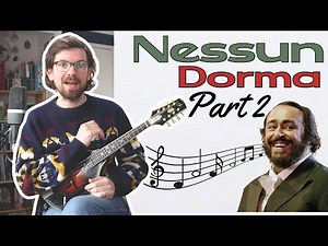 Nessun Dorma (part 2) - a chord/melody arrangement - Mandolin Lesson