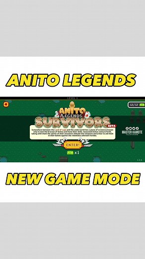 Anito Legends introduced New Game Mode “ANITO SURVIVORS” 🪬#AnitoLegends #Web3 #Gaming #PlayAndEarn #NFT #P2E | MK