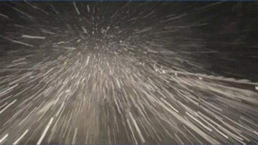 Driving conditions at Snoqualmie early Wednesday