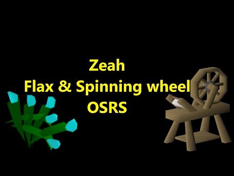 Zeah Flax & Spinning wheel - OSRS