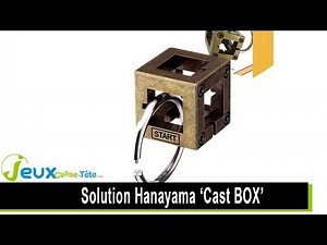 Solution casse-tête métal Hanayama Cast BOX
