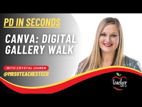 PD in Seconds Canva - Digital Gallery Walk