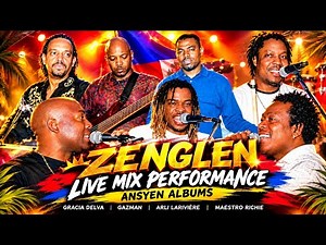 🎉 Zenglen Live Mix Performance 🔥 | Gracia Delva, Gazman, Arli Larivière & Maestro Richie | Ansyen 🔥