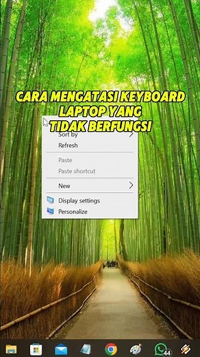 KEYBOARD LAPTOP ERROR? Ini Cara Mengatasinya🤓 #shorts