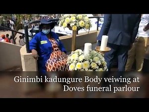 Ginimbi Kadungure Body viewing at Doves funeral parlour in Harare Zimbabwe