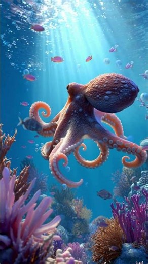 Octopus for Kids | Octopus | Amazing Sea Animal Facts | Ocean Learning Video | Kids Video #shorts