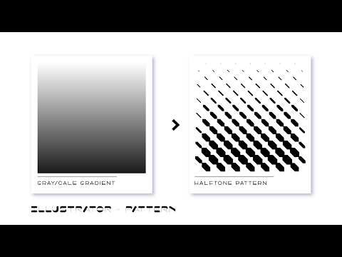 ILLUSTRATOR PATTERN 101 | CUSTOM HALFTONE