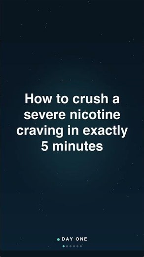 the 4 D's that kill a nicotine craving in 5 minutes