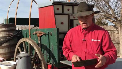 Frying breakfast and supper in the Field Company cast iron skillet