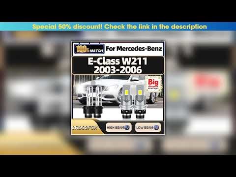 Top D2S LED Headlight Bulbs 60000LM 150W HID Xenon Light Plug&Play Car Lamp 6000K For Mercedes-Benz