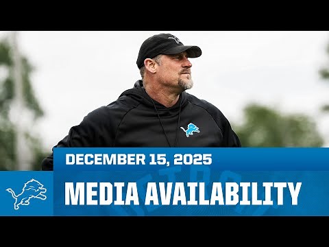 Dan Campbell Press Conference | Dec. 15, 2025