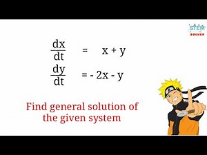 8.2.34 Find the general solution of the given system - Complex eigenvalues | DE