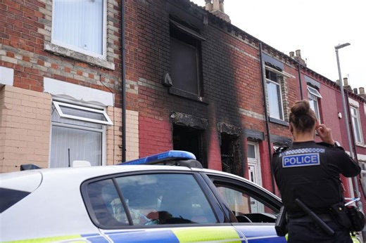 Major fire destroys Middlesbrough home with police erecting cordon in street