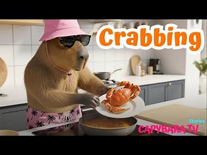 Capybara Family’s Beach Adventure 🌊 | Capybara Cartoon | Capibara & Kapibara