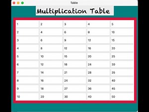 09-Creating Tables Using Tkinter | Tabular data in python Tkinter | dispaly data in row and columns