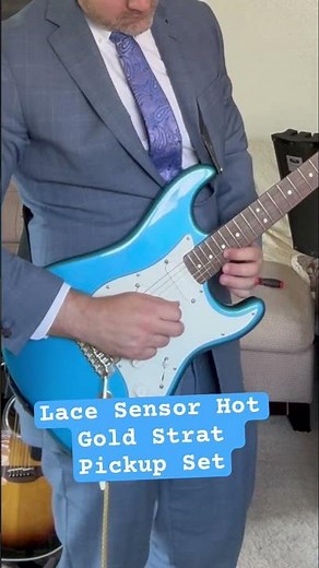 I just installed the Lace Sensor Hot Gold Stratocaster Pickup Set. What else would I play? #guitar
