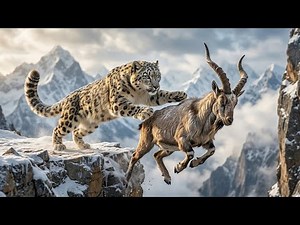 VERTICAL HUNT: Snow Leopard’s Deadly Leap at 15,000 Feet (4K AI Wildlife)