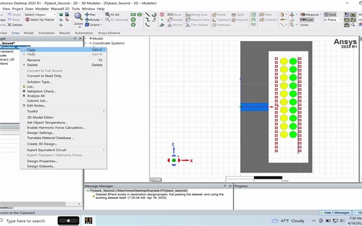 019 Maxwell 3D How to run the file and create a duplicate copy of project file