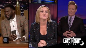 Late-Night Lately: Kevin Hart Co-Hosts, Bee on Kavanaugh, Hosts Talk Trump’s Private Parts