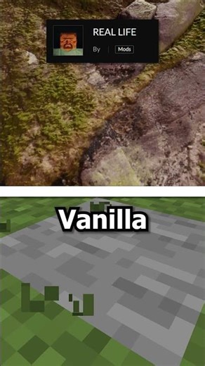 Minecraft With REAL LIFE Textures #minecraft #shorts