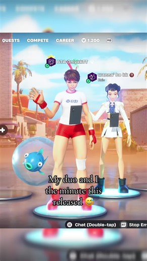 Lizard Moments in Fortnite Duo Gameplay