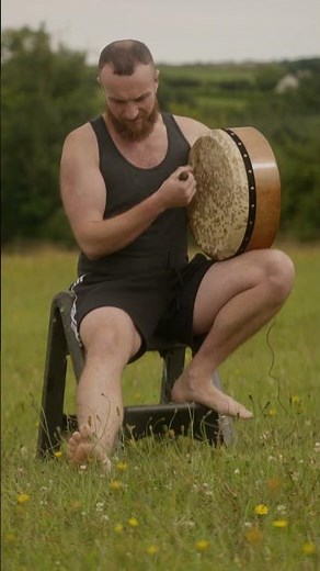 Bodhrán Groove in Irish Countryside