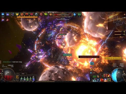 3.23 Firestorm of Meteors fun build lvl95 mapper PoE