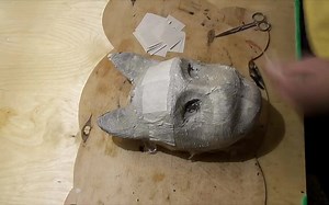 【DIY】火影暗部纸浆面具