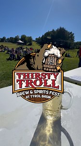 Thirsty Troll Brew and Spirits Fest is this Saturday 9/6 noon to 5pm!! Live Music, Beer, Spirits, Thc Drinks, and Seltzers!! It doesent get any better!! Tyrol Chalet will be open after from 5-9pm!! Grab your friends for a great way to end the summer fun!! Music Creds go to Dan Walkner Band!! Bands also playing are Trophy Husbands and Old Oak & Friends🍺🍻🎼 | Tyrol Basin