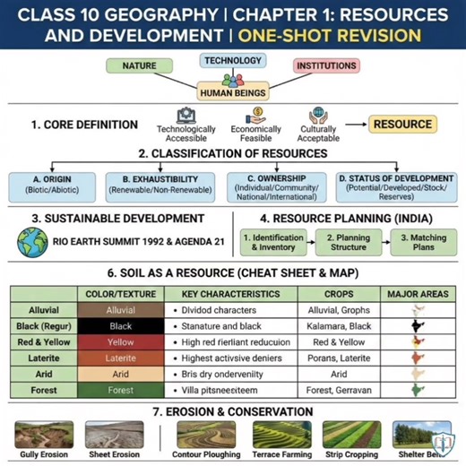 class 10 geography chapter 1st short notes