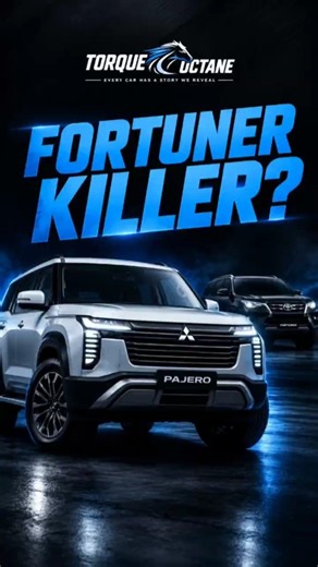2026 Mitsubishi Pajero: Fortuner Killer? | 204 PS Diesel #luxurysuv #pajero #suv #fortuner #4x4