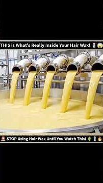 This Desert Plant Makes Hair Wax 😳 | Factory Process #shorts #factoryproducts #viral