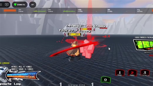 [Roblox/ST 破碎的时间线]UT Frisk练习连招