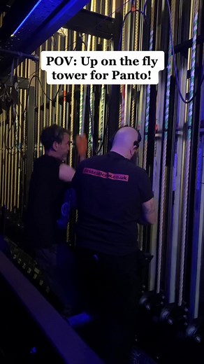 Exploring the Fly Tower at The Pantomime Adventures of Peter Pan