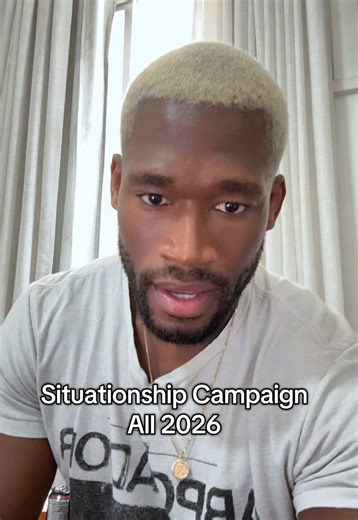 My plan is to disappear for the next few months so I can focus on my shit, so this year I am using an abusing Situationships to fulfill my human needs incrementally through throughout the year. Is it healthy? Probably not. Will it help me focus on what I wanna focus on? YES #eyeontheprize #situationships #2026