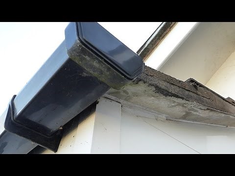 How to repair a leaking gutter