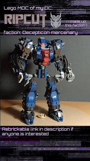 my Lego Transformers character MOC I call Ripcut
