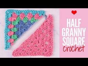 Half Granny Square Made Simple – Beginner-Friendly Crochet Guide