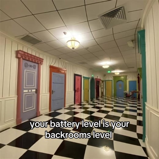 mine is 94%… #fyp #backrooms #liminalspaces #batterylevel | Back Rooms