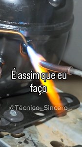 22K views · 2.2K reactions | Soldando compressor de geladeira #compressor #geladeira #dicas #refrigeração | Técnico Sincero | Facebook