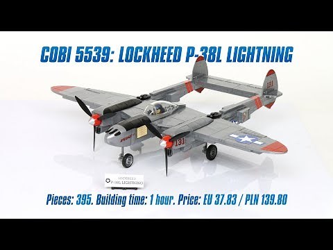 [COBI 5539] Lockheed P-38 Lightning review & speed build