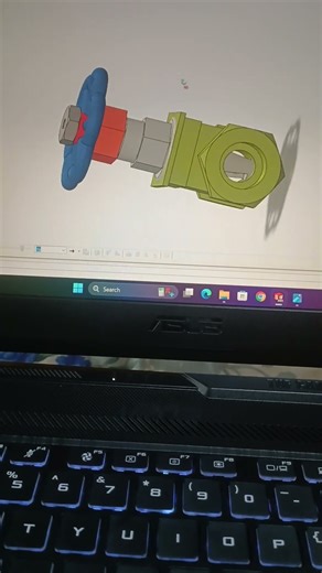 GATE VALVE ANIMATION IN SOLIDWORKS | MOTION STUDY || #automobile #solidworksassembly #2025 #cad #art