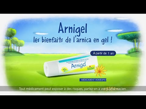 Arnigel Gel & Roll-on Boiron "les bienfaits de l'arnica en gel !" Pub 23s