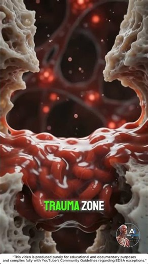How Your Body Repairs a Broken Bone Without You Knowing ❤️ #easyexplains #biology #educationalvideo