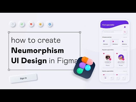 How to make Neumorphism (soft) UI Design in Figma | Figma Neumorphism Tutorial for Beginners | 2022