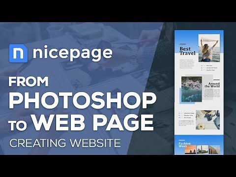 How to create a website from Photoshop mock-up to a web page