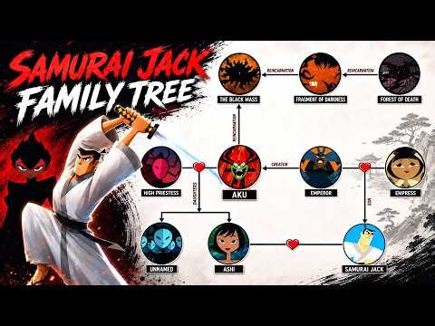 The Complete Samurai Jack's Family Tree